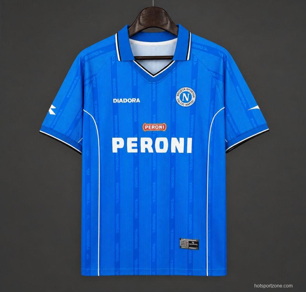 Retro 00/01 Napoli Home Jersey