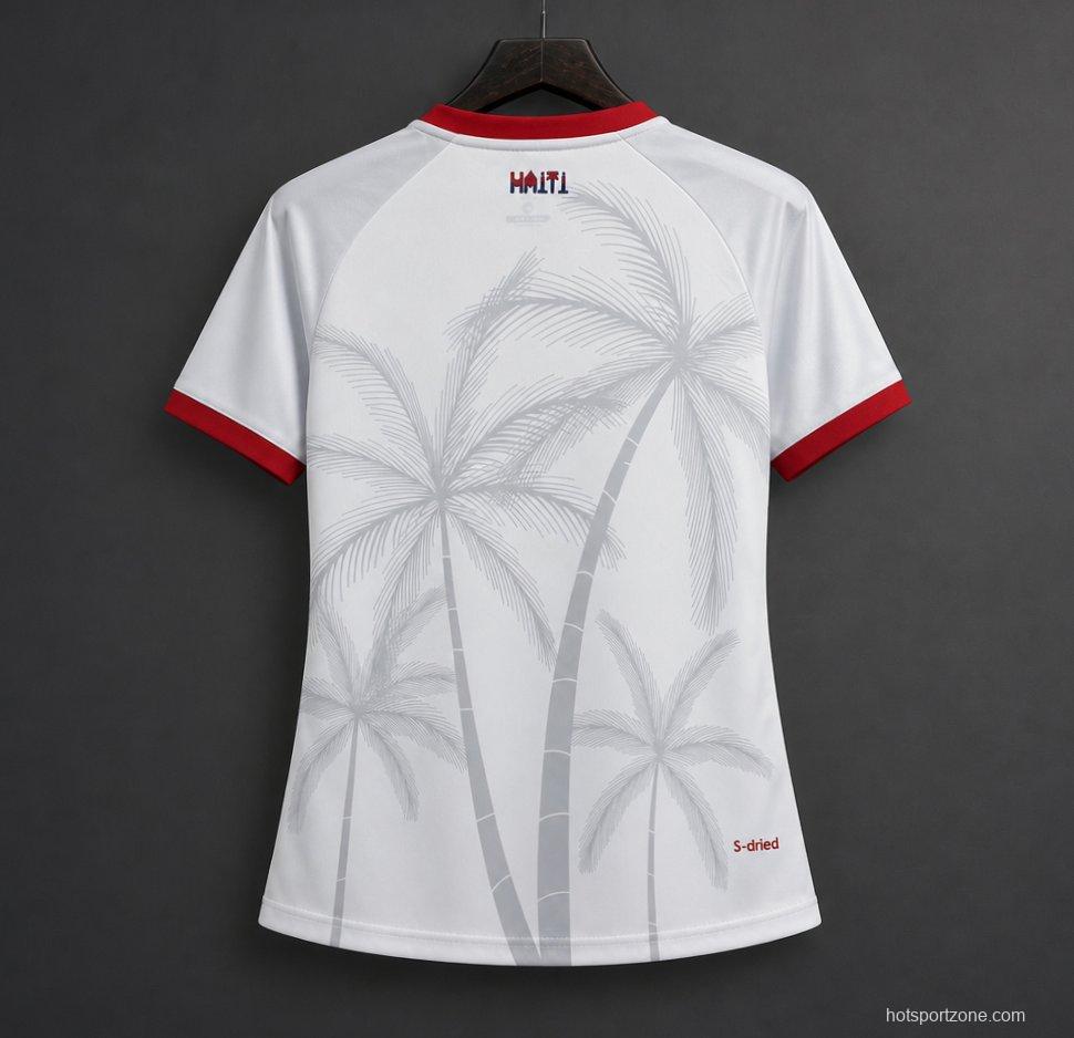 2026 Women Haiti Away White Jersey