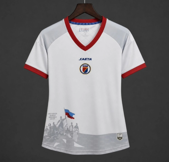 2026 Women Haiti Away White Jersey