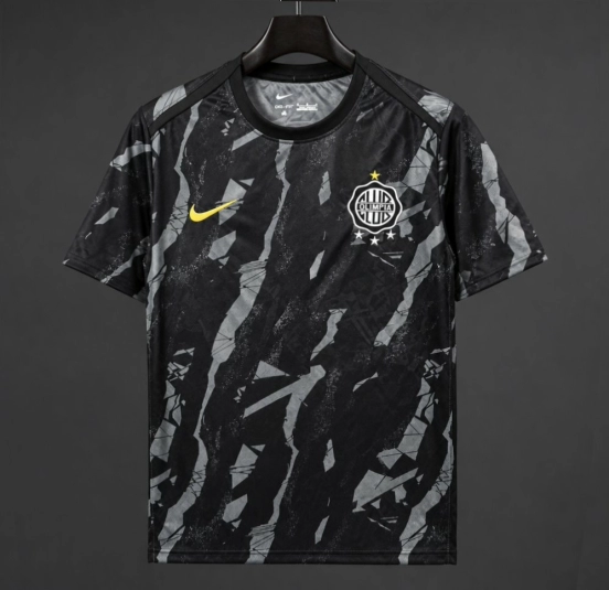 26/27 Olimpia Black with Abstract Camo Pattern Training Jersey