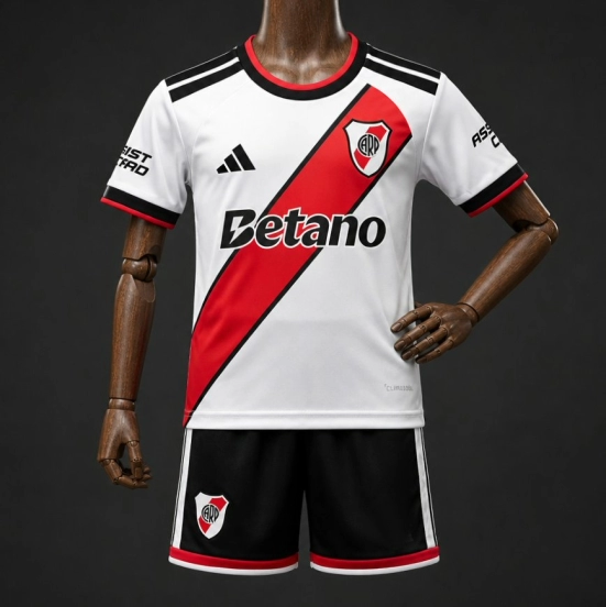 26/27 Kids River Plate Home Jersey