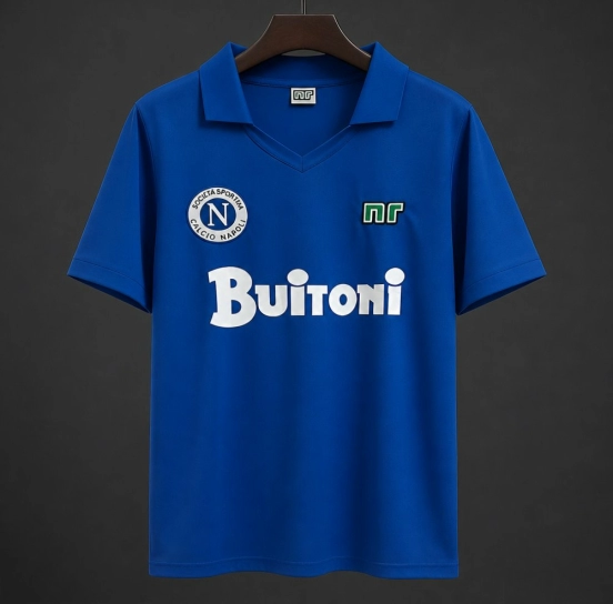 Retro 85/86 Napoli Home Jersey