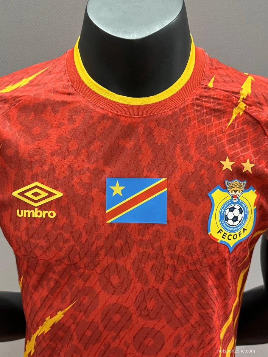 Player Version 2026 Congo Third Red Jersey