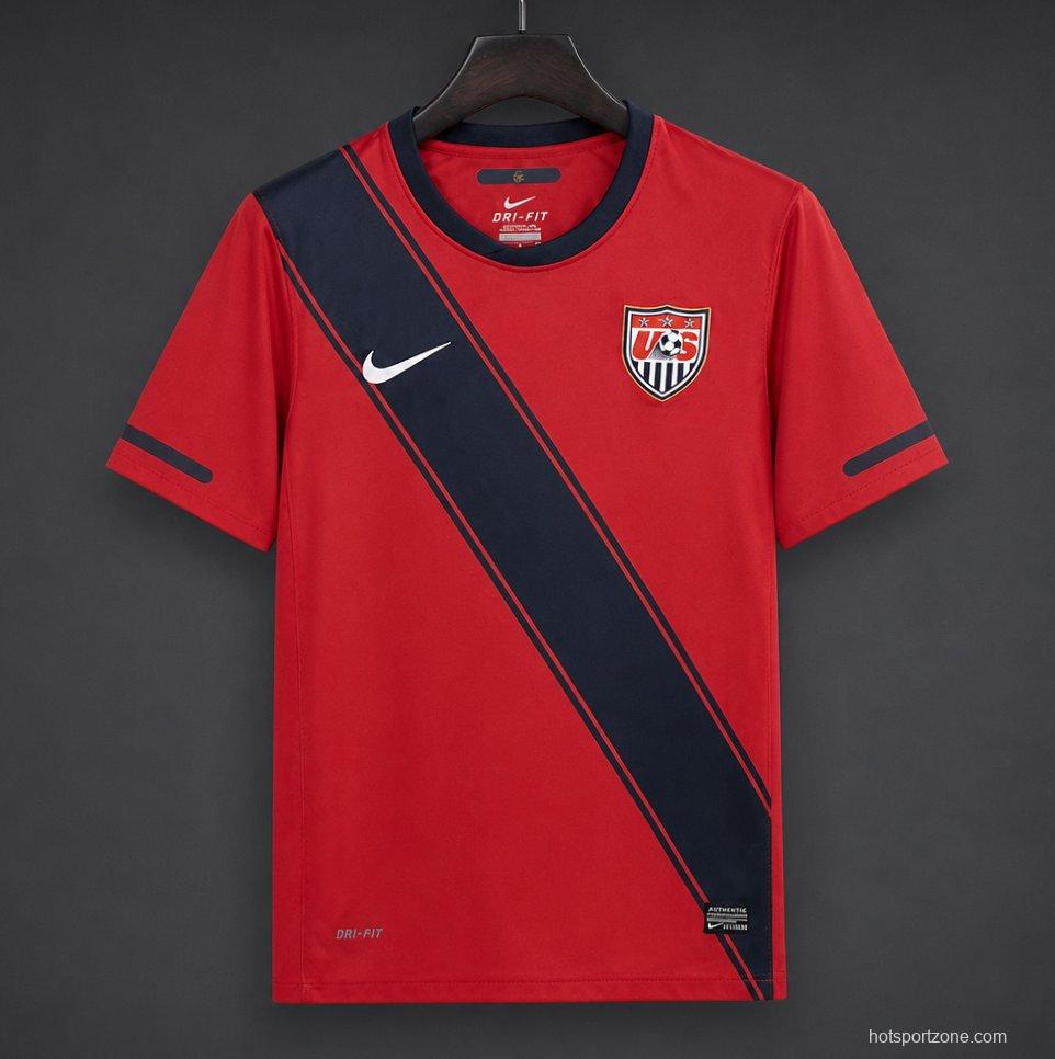 Retro 2011 USA Away Red Jersey