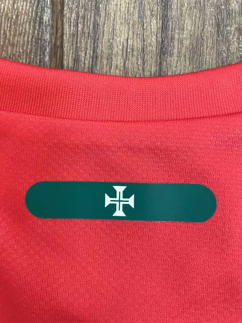 Retro  2010 Portugal Home Long Sleeve Jersey