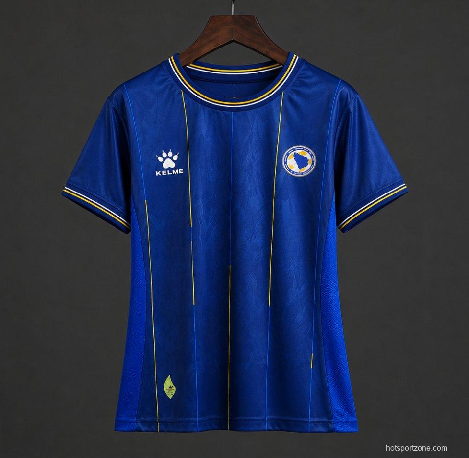 2026 Women Bosnia and Herzegovina Home  Jersey