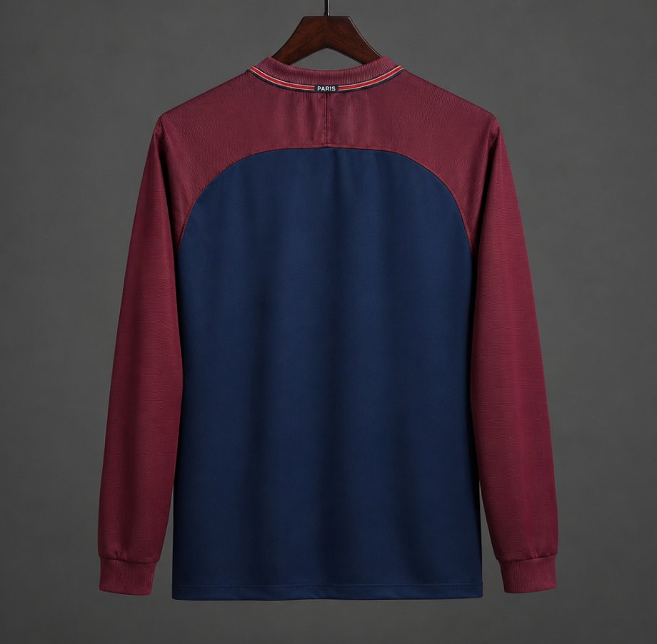 Retro 17/18 PSG Home Long Sleeve Jersey