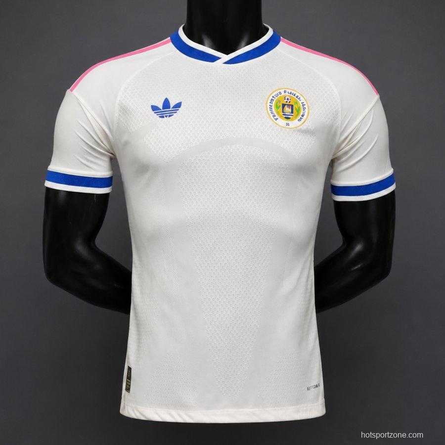Player Version 2026  Curaçao World Cup Away White Jersey