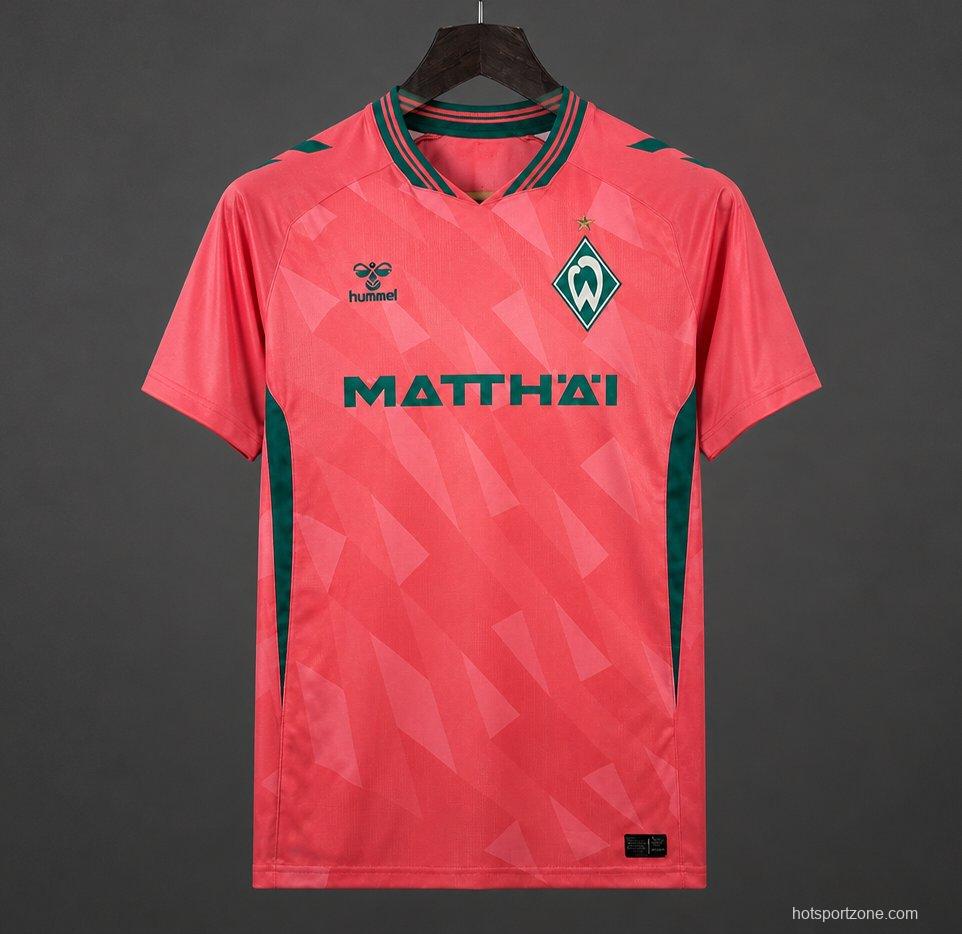 26/27 Werder Bremen Third Pink Jersey