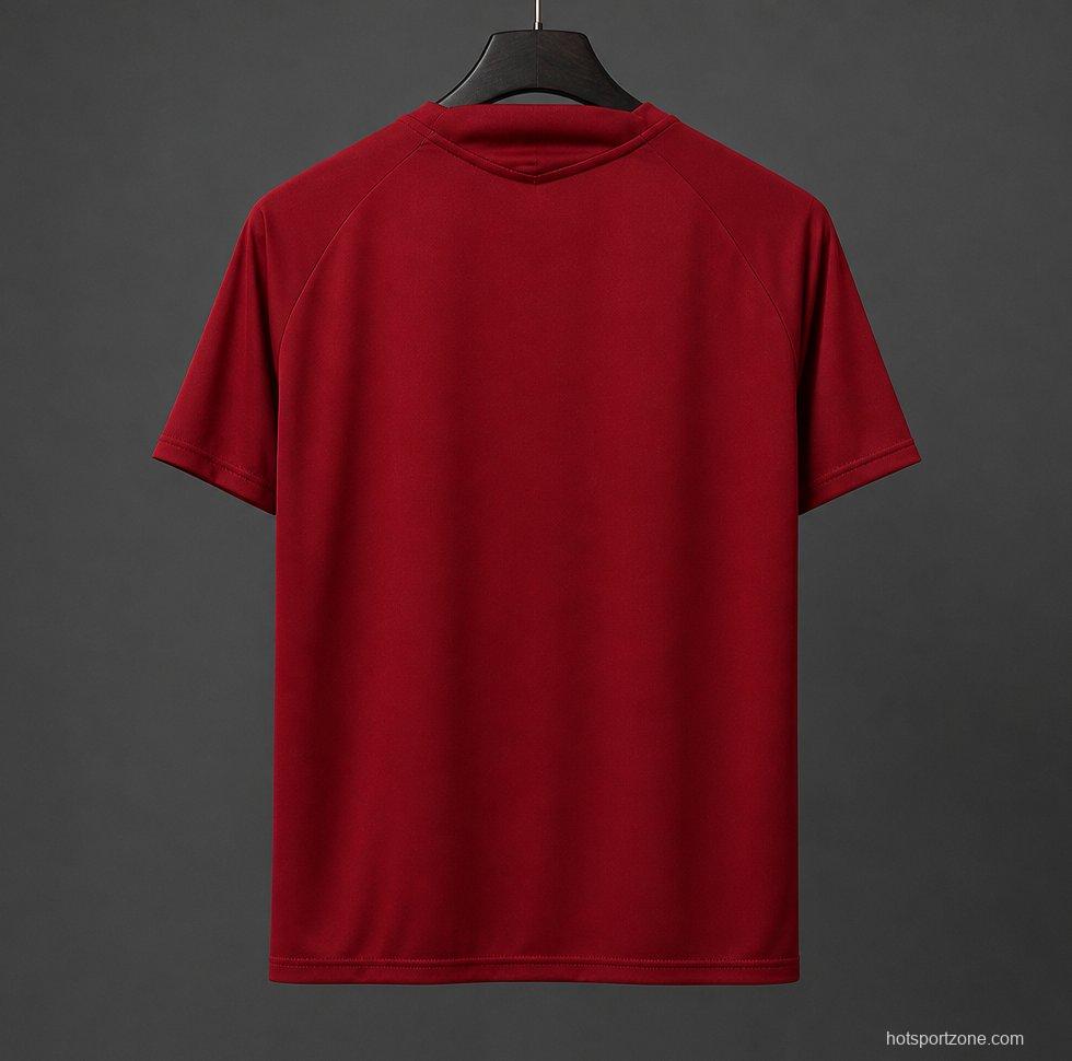 2026 Morocco Red Training Jersey