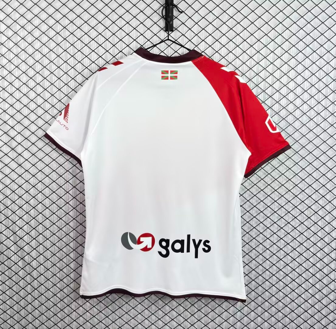 26/27 SD Eibar Red & White Diagonal Split Home Jersey