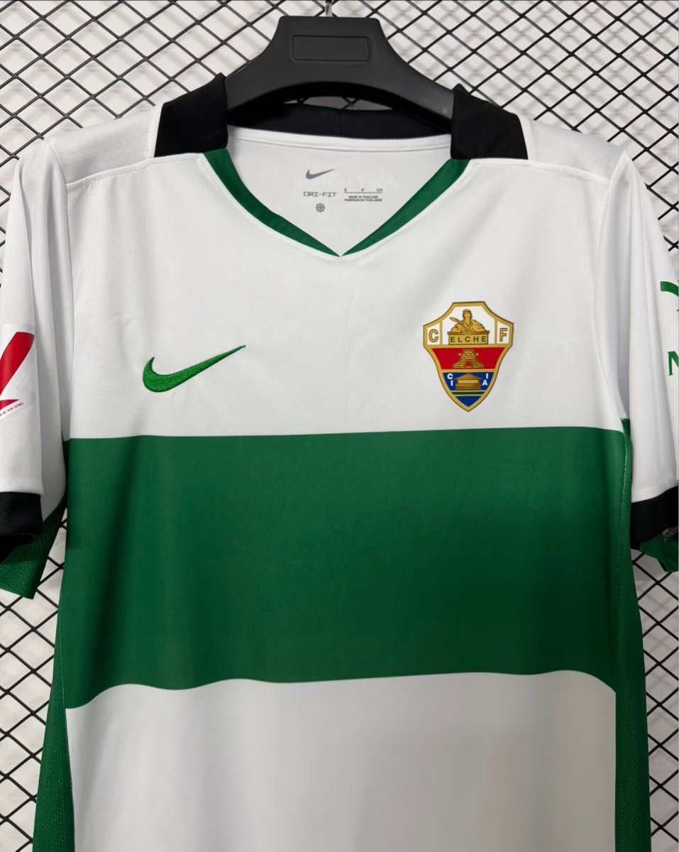 26/27 Elche Home Green&White Jersey