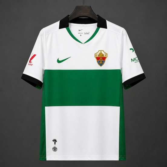26/27 Elche Home Green&White Jersey