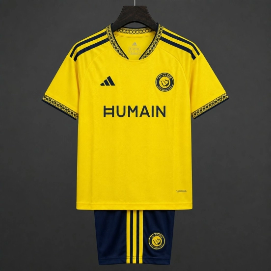 26/27 Kids  Al-Nassr Home Yellow Jersey