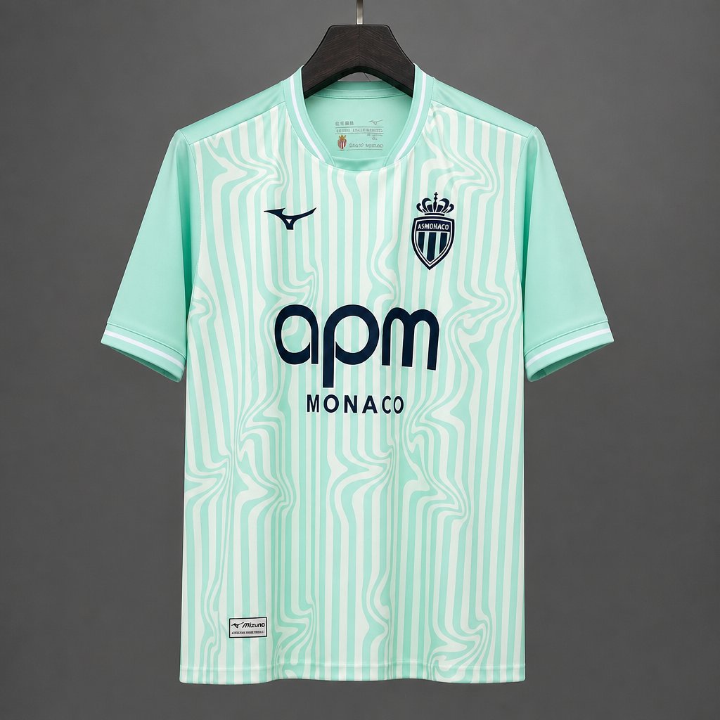 26/27 AS Monaco  Away Mint Green Jersey