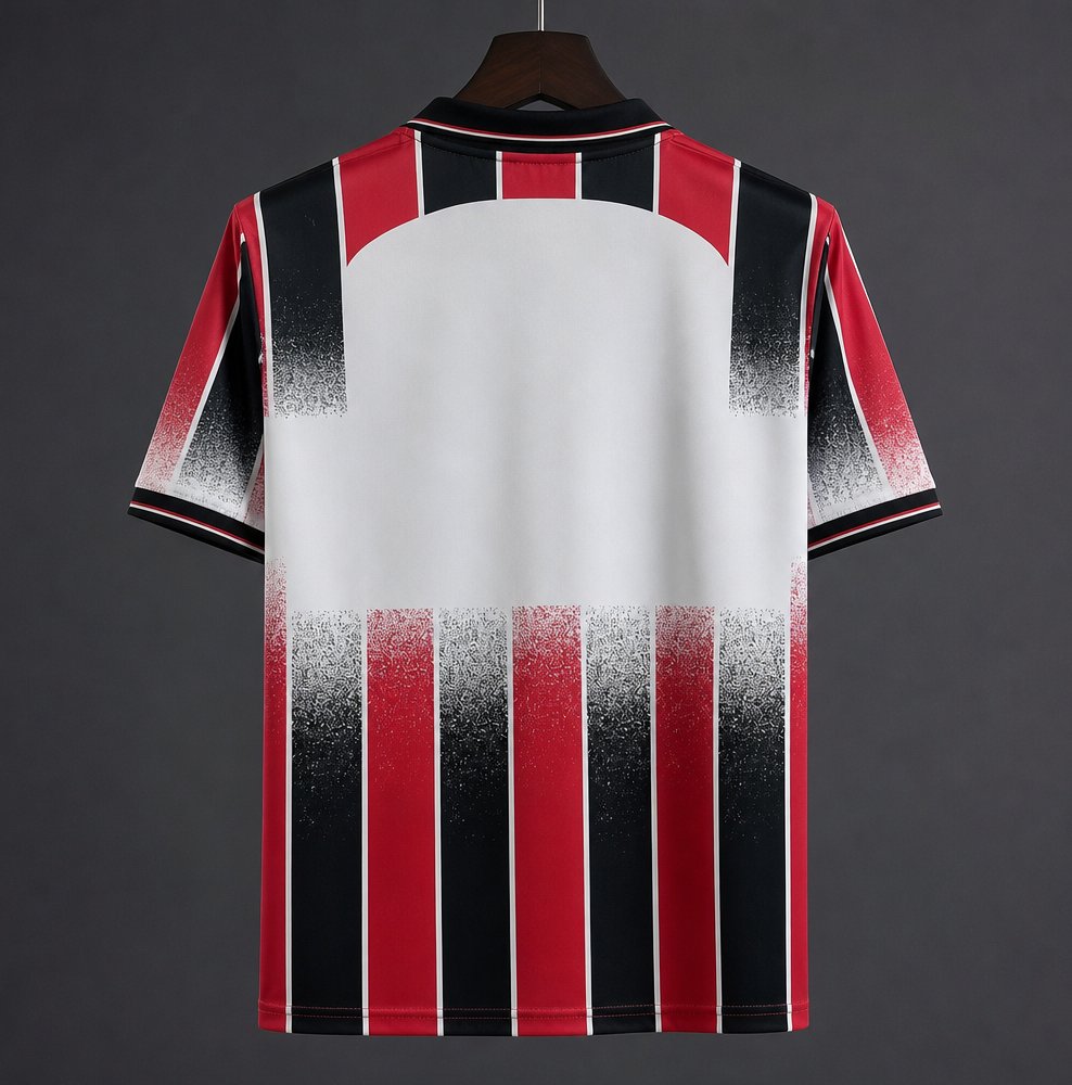 Retro 1995/96 SG Wattenscheid 09 Home Red & Black Jersey