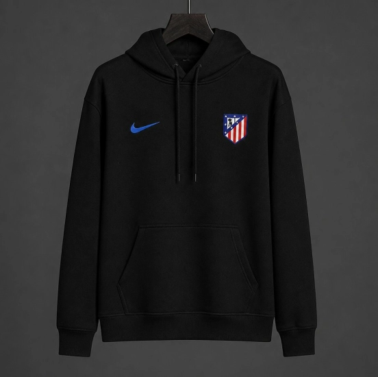 26/27 Atlético de Madrid Home Black Hoodie 9 Colors