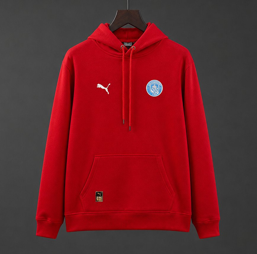 26/27 Manchester City FC Home Red Hoodie 9 Colors