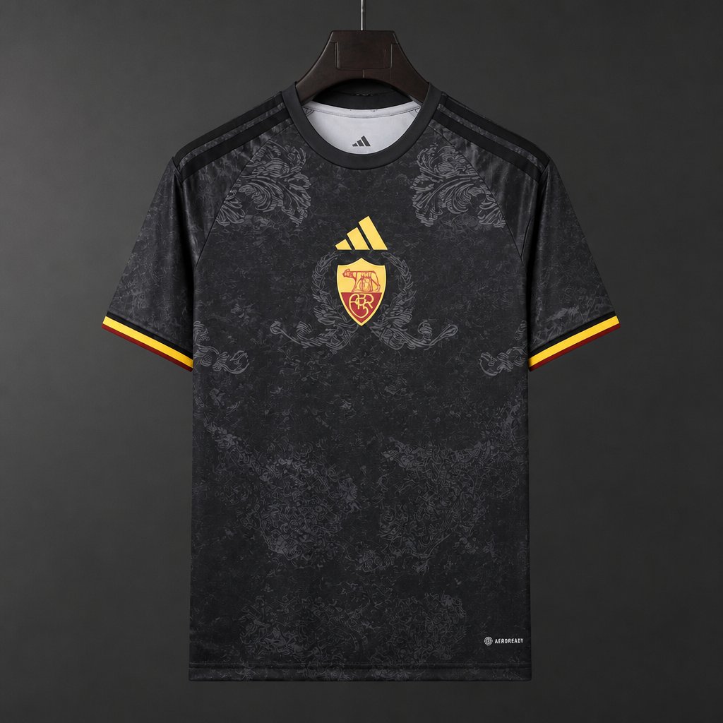 26/27 Roma Third Black Jersey
