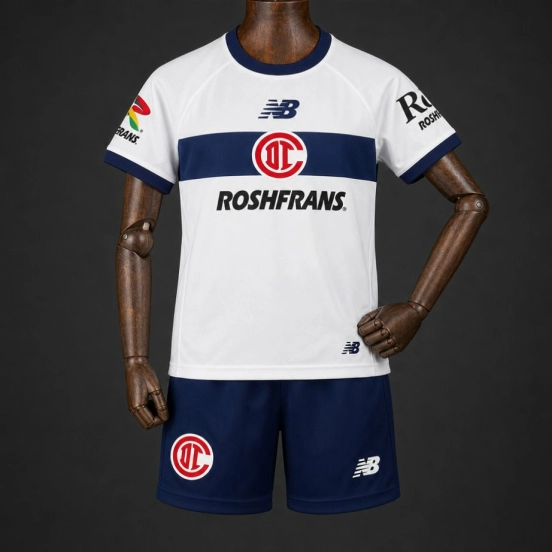 26/27 Kids Toluca Away White Jersey Kit