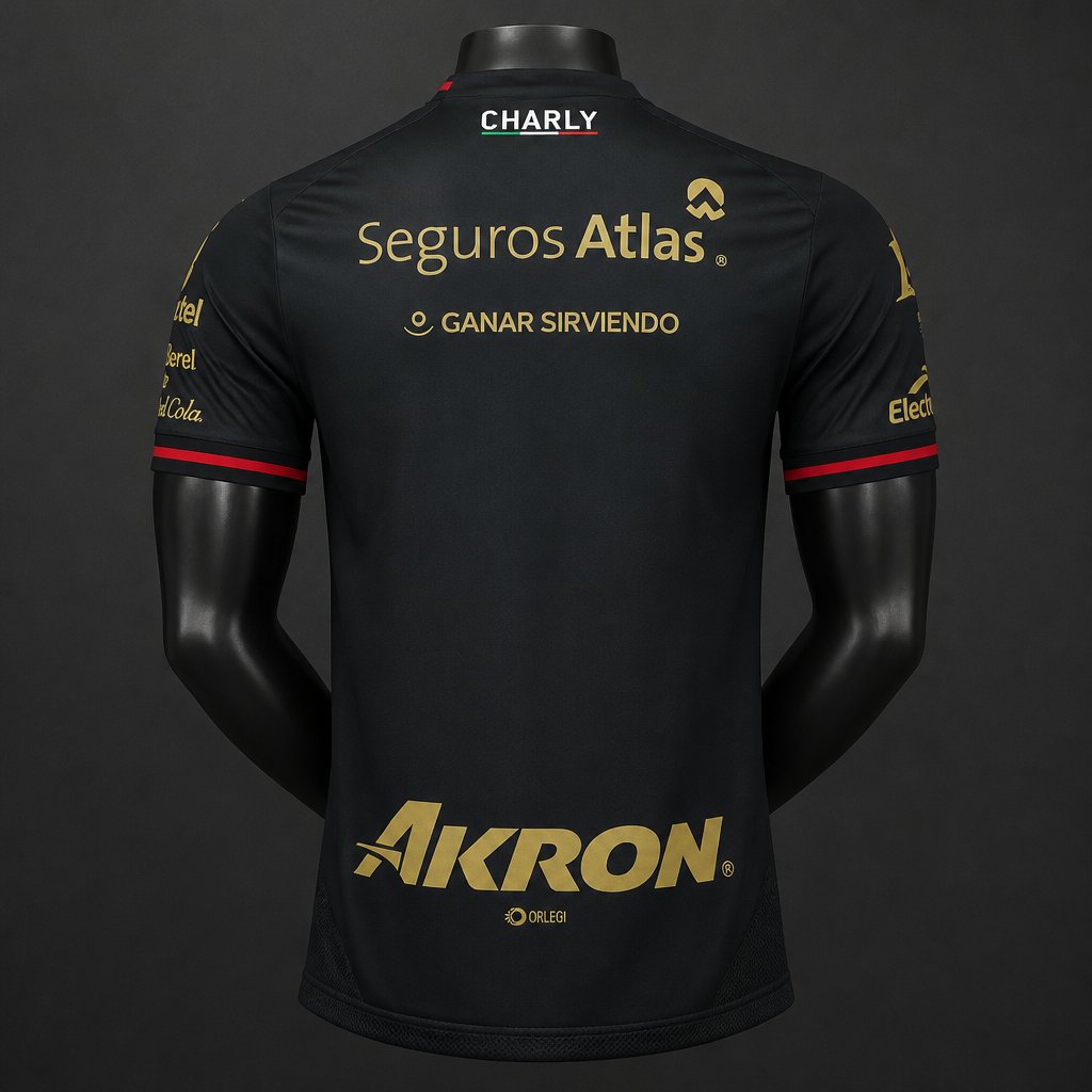 Player Version 26/27 Atlas FC Away Black Jersey