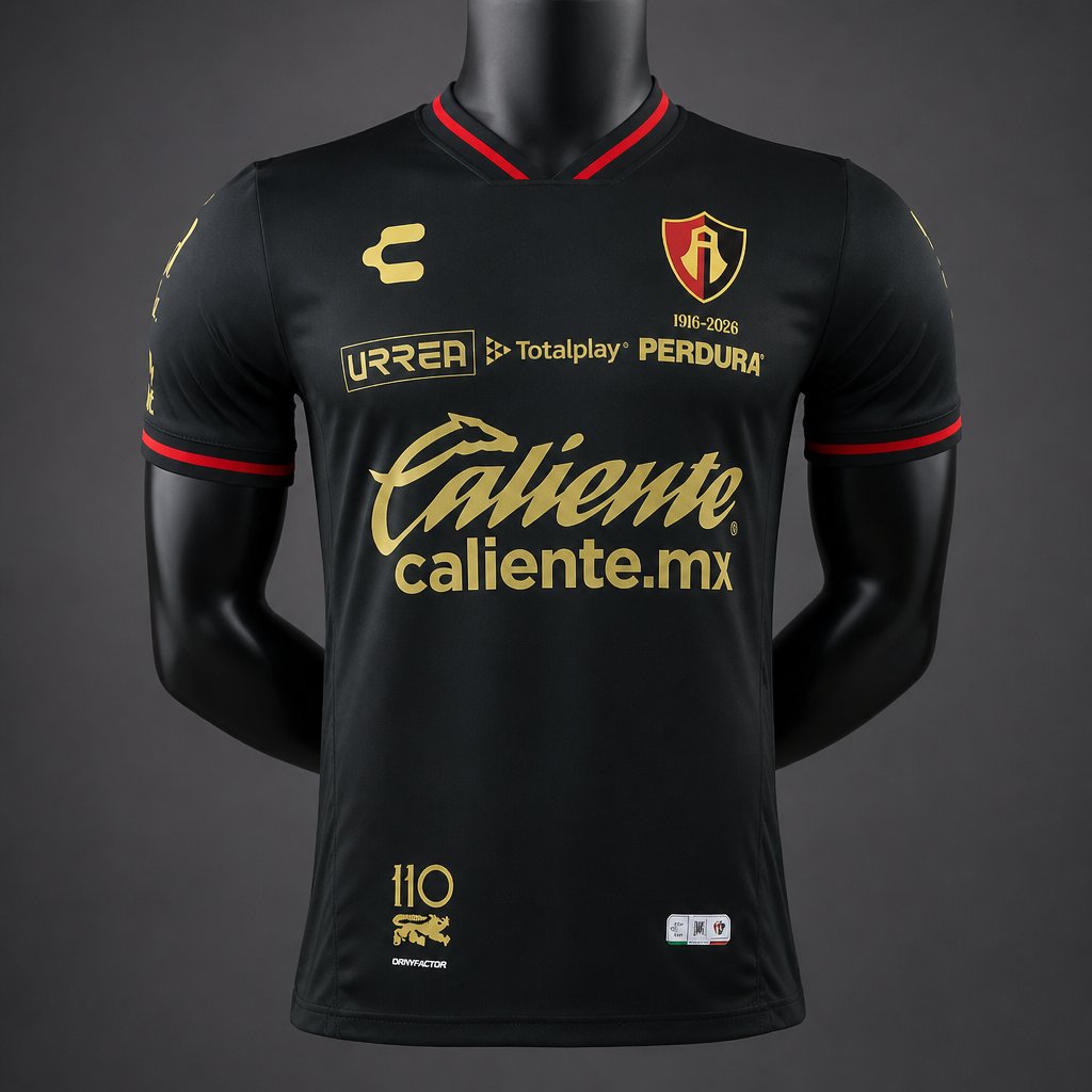Player Version 26/27 Atlas FC Away Black Jersey