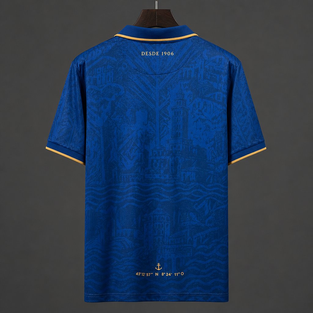 26/27 RC Deportivo de La Coruña 120th Anniversary Special Edition Blue Polo Jersey